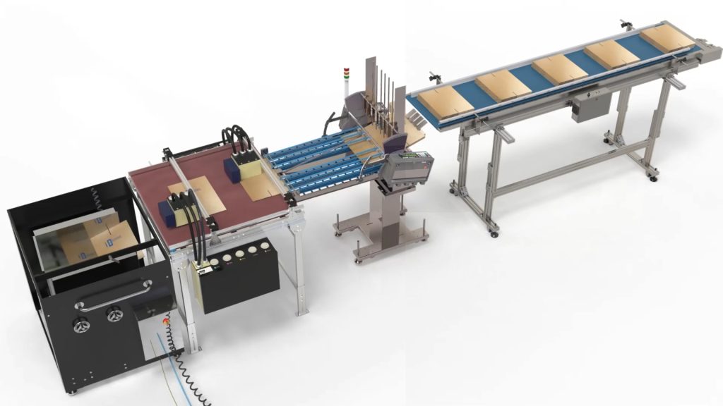 High-Speed CMYK printer for fast, full-color printing on corrugated boxes and kraft packaging