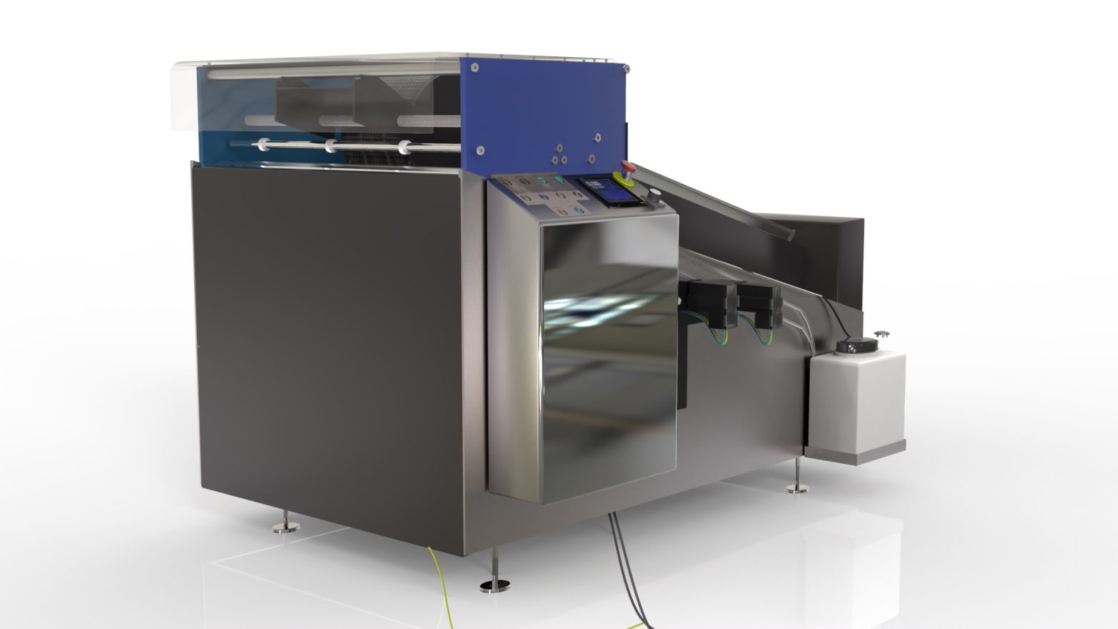 Iconotech HF corrugated box printer with 11” x 32” print area and digital ink monitoring