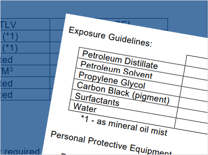 Material Safety Data Sheet (MSDS) for Iconotech products, detailing safety precautions and handling